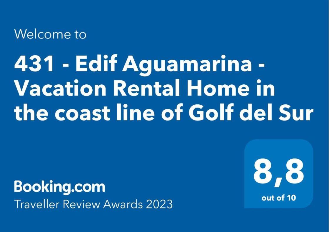 431 - Edif Aguamarina - Vacation Rental Home In The Coast Line Of Golf Del Sur San Miguel de Abona Dış mekan fotoğraf