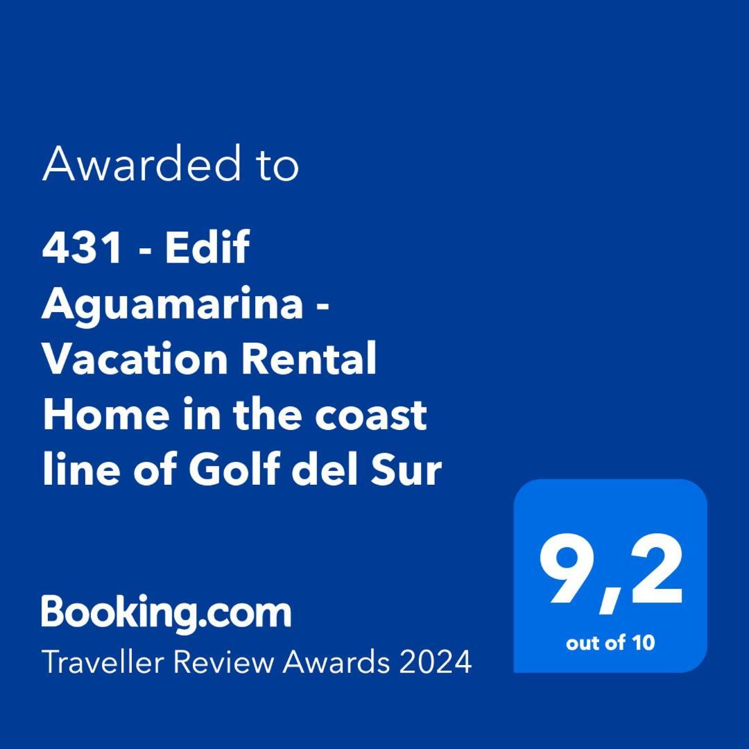 431 - Edif Aguamarina - Vacation Rental Home In The Coast Line Of Golf Del Sur San Miguel de Abona Dış mekan fotoğraf